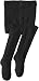 Jefferies Socks Big Girls' Seamless Organic Cotton Tights, Black, 10-14 Years