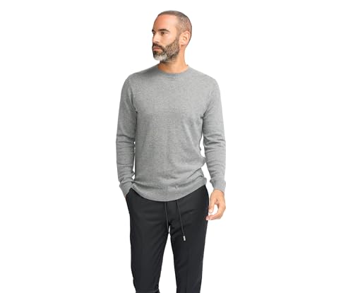 Pull en laine mélangée homme SIRRI tricot classique col rond