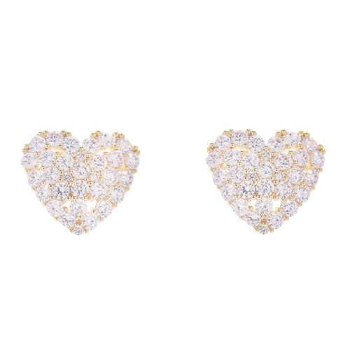 JOYAGIFT 6 Pairs of Heart-shaped Acrylic Stud Earrings Set Pink Cat Eye Peach Heart Earrings Love Multicolor Earrings Jewelry Gift for Women Girls