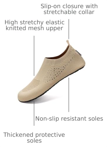 Image of WateLves Womens Barefoot Water Shoes Travel House Slippers for Indoor and Outdoor Aqua Socks for Beach Swim Surf Yoga Dancing Camping Must Haves