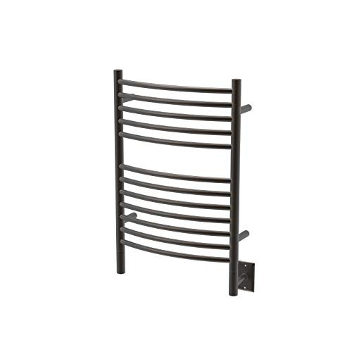 Amba Jeeves ECO Model E-Curved 12-Bar Hardwired Towel Warmer in Oil Rubbed Bronze