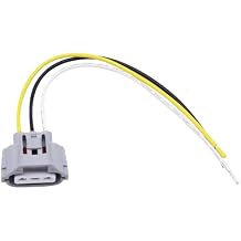 HiSport 3-Wire Front Turn Signal Wiring Connector Plug Pigtail Wire Harness Compatible with Toyota Camry Tacoma Tundra Replacement for 90075-60060 9007560060