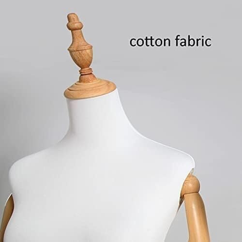 Mannequin Torso Stand, Female Dress Form, Height Adjustable Half Body Woman Model for Shop Window Clothing Display, 6 Styles
