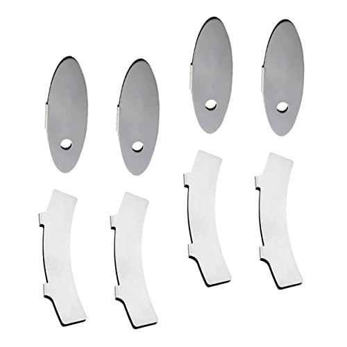 KICHOUSE Bike Disc 8pcs Stainless Steel Disc Brakes Adjustment for Scratch Riding