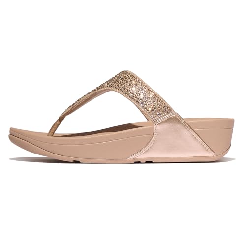 FitFlop Women's Lulu Crystal-Mix Toe-Post Sandals Wedge - Main Image