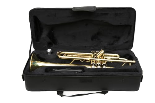 Kit Trompete Tivoli Si Bemol Bb Laqueado Estojo Case Luxo