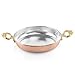 Poêle Turque en Cuivre: Poêle à Œufs en Cuivre Solide , Poêle Turque pour Double Omelette , Poêle Antique en Cuivre pour Cuisiner ou Décorer (23 cm)