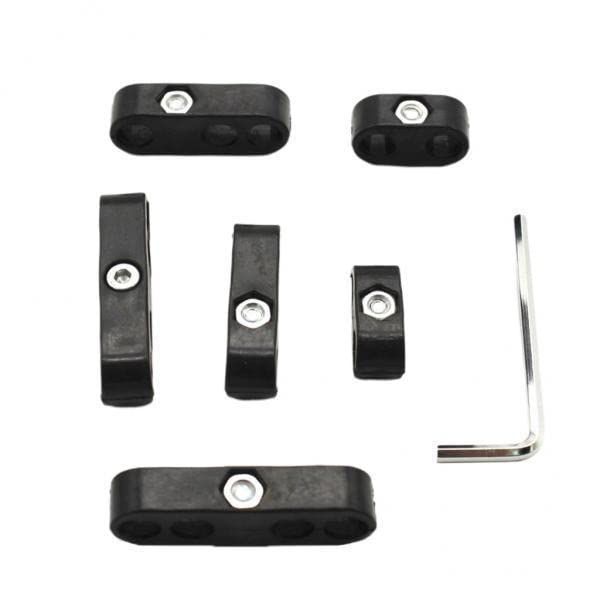 CALANDIS 2xBlack Car Spark Plug Wire Cable Divider 7/8mm Universal for Chevy Ford Mopar | Ignition Wires-image-21