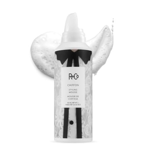 R+Co Chiffon Styling Mousse | Shapeable Body + Volume + Shine | Vegan + Cruelty-Free | 5.6 Oz