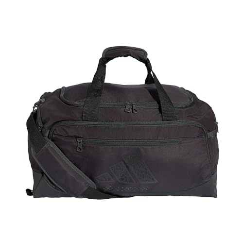 adidas Unisex - Adulto Training Defender Graphic Duffle Bag Small Duffel_Bag, carbon/black, One Size