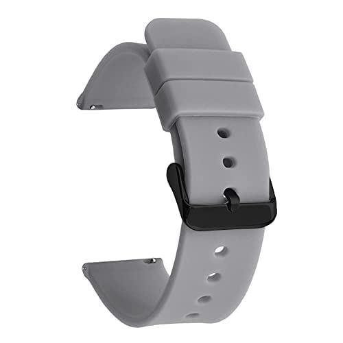 Image of Valente Premium Silicone Buckle 22 mm Watch Strap Compatible with Noise Colorfit Pro 3,Assist,Colorfit Ultra,Oneplus Watch, Fossil Gen 5E, Gen 5(44mm),Realme Watch 2 Pro