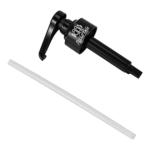 NINGWANG Coffee 1 Liter Dispenser Syrup Pump Black Liquid Dispenser for Monin Syrup 10Ml Cover