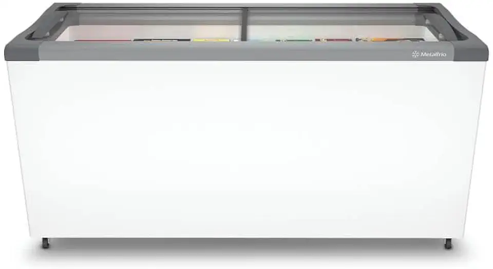 Freezer Expositor Horizontal Metalfrio 505 Litros Branco NF55SB 220V 220V