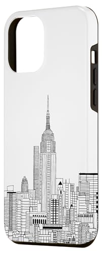 Coque pour iPhone 15 Pro Max New York City Skyline Line - Empire State Building – vue 2