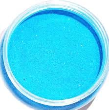 oramsa Rangoli Powder Sky Blue Colour in Bottle Packaging (100, Grams)