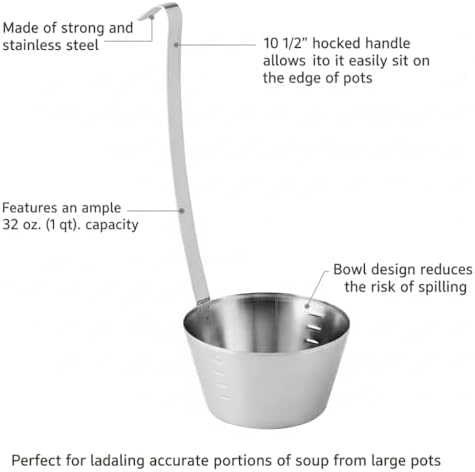32-oz Stainless Steel Ladle thumbnail 4