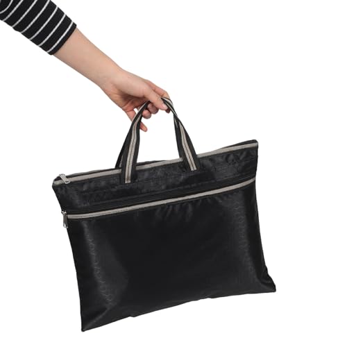 Bolso maletín resistente Beavorty con cremallera para proteger documentos importantes 4