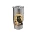 Vintage F Caw F Raven Black Bird Graphic Floral Crow F-Caw-F Stainless Steel Insulated Tumbler