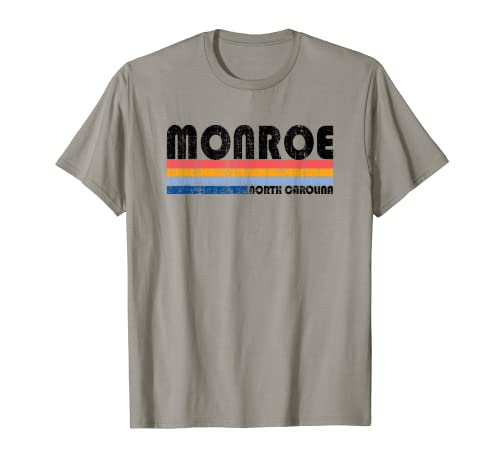 Vintage 70s 80s Style Monroe, NC T-Shirt