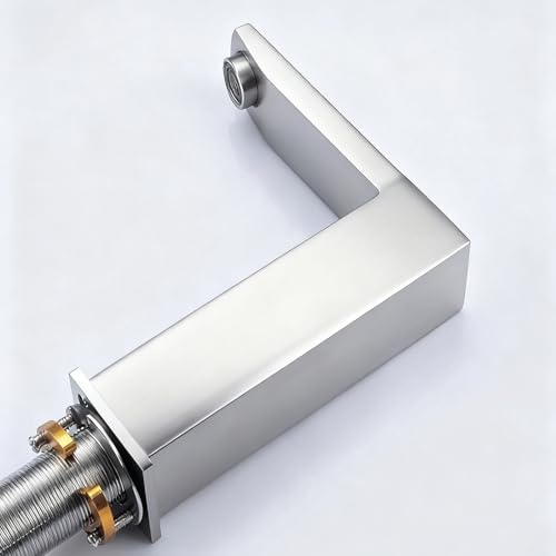 Grifo sin contacto negro para lavabo con sensor 6