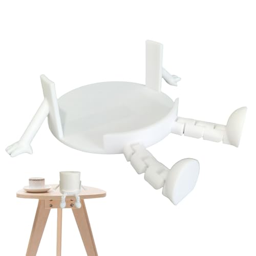 Rproonay Kreativer Toilettenpapierhalter Figur Weiß