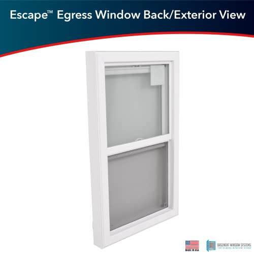 Single-Hung, Left-Hinged In-Swing Casement Escape Egress Window 31” X 41” #TOP5