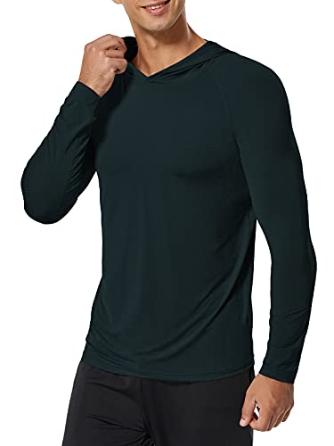 image for Gleeter 3 Pack Men's Athletic Workout Running Shirts Long Sleeve Pullo