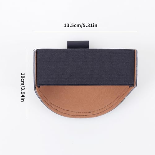 Protector de zapato para ciclismo con correa elástica antideslizante de cuero PU para motocicleta miniatura 4