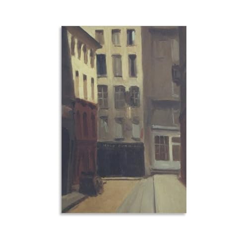 Edward-Hopper エドワード・ホッパー (1) キャンバス アートパネル ポスター 壁アート モダン リビング ベッドルーム 部屋飾り 油彩画20x30inch(50x75cm)
