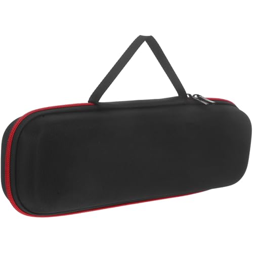 Estuche portátil ibasenice para micrófono con carcasa rígida resistente a impactos y cierre de cremallera, color negro