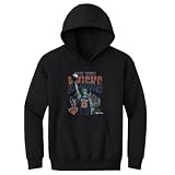 500 LEVEL Tyler Kolek New York Knicks Statue Of Liberty Youth Hoodie Sweatshirt (Black, Large)