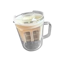 【Conception ergonomique】 : Doté d'un couvercle et d'un tissu, le pot de yaourtière permet une filtration facile par simple pression sur le ressort. 【Utilisations polyvalentes】 : Idéal pour la cuisine ou la table à manger, ce bol à yaourt est parfait ...