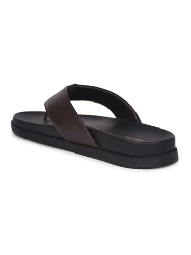 Image of Bata Men's Formal Thong Slipper, Stylish Dress Sandal, Comfortable Footwear, Premium -Quality Leather, Trendy Casual Design, Durable & Elegant, Perfect for Office & Casual Wear, Classic Thong Sandal