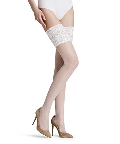 FALKE Women's Seidenglatt 15 Denier Sheer Thigh Highs, 1 Pair4