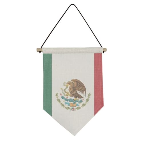 Drapeau national Mexique nord amecountry art mural toile suspendu