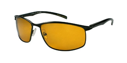 Men's Wrap Around Sports Aluminum Frame Sunglasses 21107SAL-PHD
