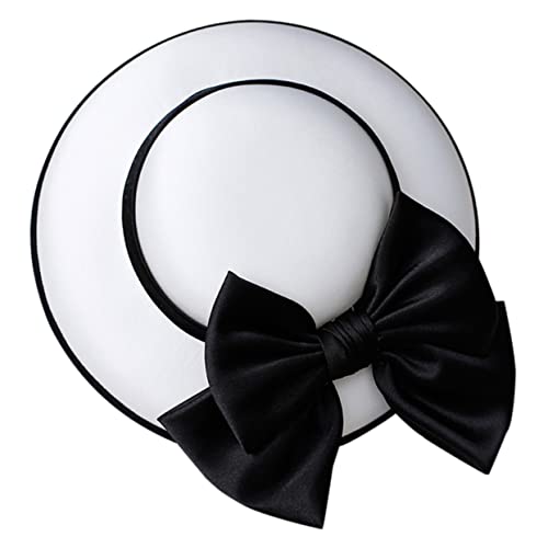 Chapeau rétro de style français blanc pour cocktail dîner chic et grand banquet
