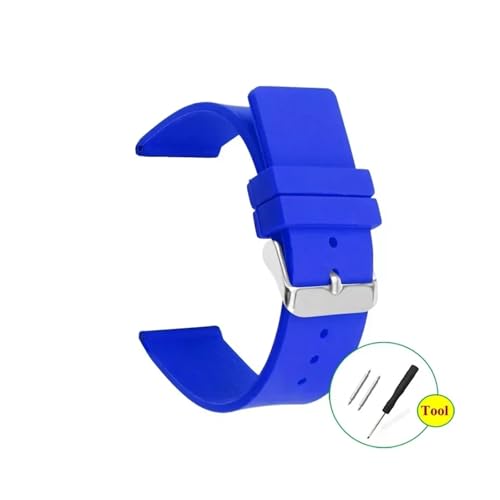 HMFang VRrvXgbv 12mm 14mm 16mm 18mm 20mm 22mm 24mm Y fB[X puXbg \tgo[(Dark blue,20MM_STEEL BUCKLE)