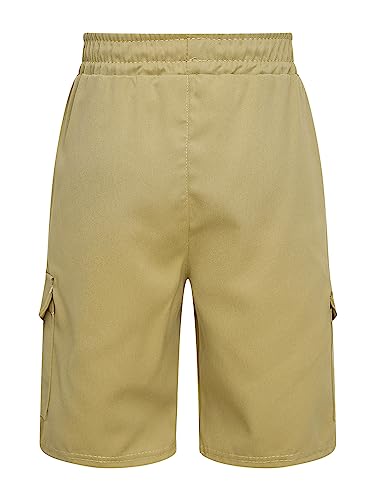 Boys Casual Cargo Shorts Classic Pull On Joggers Kids Straight Fit Short Pants for Hip Hop Jazz Street Dance Bottoms2