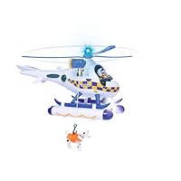 Simba 109252537 Fireman Sam Police Wallaby, with Sound, Blue Light, Searchlight, Winch, with Figure Rose and Dalmatian Radar, Sniffing, Accessories, from 3 Years