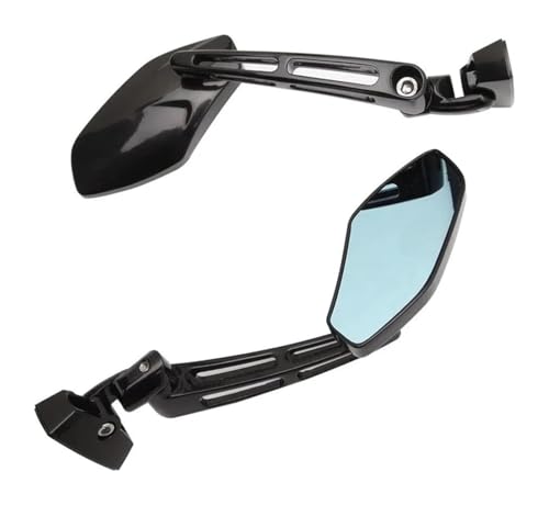 Rétroviseurs Moto Réglables Anti Vibration pour Yamaha YZF R1 R6 Noir