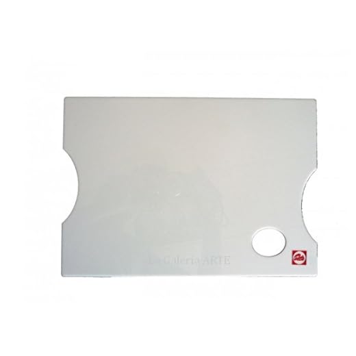 Paleta de metacrilato rectangular 25x35 Talens