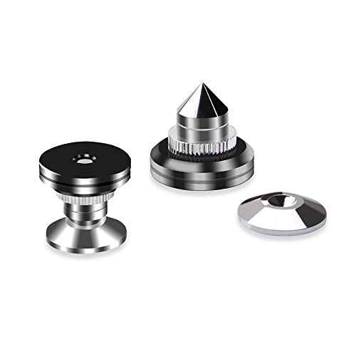 Kk Product Speaker Spikes Copper Base Mat Speaker Isolation Spike For Speaker, Amplifier, Cd Dvd Player, Turntable Recorder. Mr-T (4Pcs) #TOP1