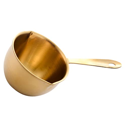 Mikikit Sartén Inoxidable Olla De Cocina Para Salsas Para Calentar Leche y Utensilio De Cocina Multifuncional Cacerola