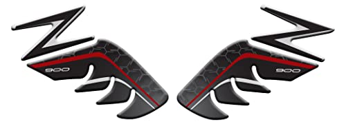 Pare-bureau 3D rouge de Kawasaki Z900 v2 pour protéger vos trajets