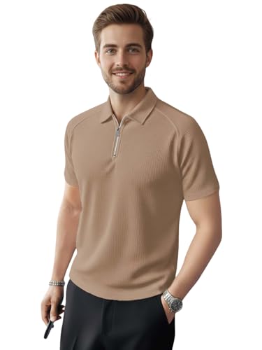 Image of GRECIILOOKS Tshirt for Man | T Shirt for Mans | Mens Tshirts | Polo T- Shirt for Mens | Half Sleeve Polo Neck Tshirt for Men (Available in Plus Sizes)