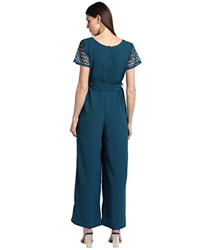 Image of SEREIN Women's Crepe Fit and Flare Maxi Casual Dress