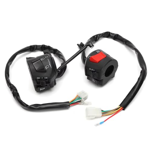 Interrupteur de guidon moto robuste avec connecteur de démarrage électrique universel