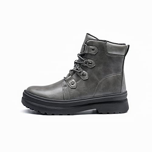 Image of Bruno Marc Men's Insulated Waterproof Snow Boots Warm Winter Outdoor Hiking Work Boot Grey,Size15,SBSB223M
