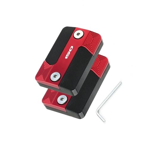Couvercle réservoir liquide frein avant rouge pour CB150X protection alu